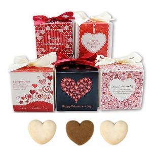 バレンタイン 義理チョコ・ホワイトデー お返しお菓子クッキー「ハッピーバレンタインキューブCC」業務用にも　HZW-HVC01