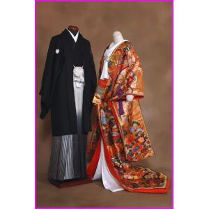 京都最高級金襴西陣織 色打掛レンタル紋付レンタルフルセット6469