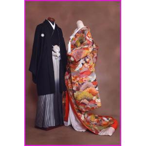 京都最高級金襴西陣織 色打掛レンタル紋付レンタルフルセット6469