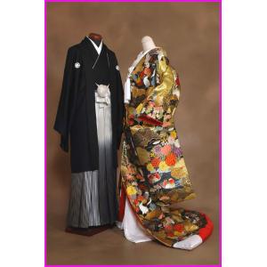 京都最高級金襴西陣織 色打掛レンタル紋付レンタルフルセット6469