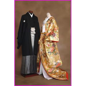 京都最高級金襴西陣織 色打掛レンタル紋付レンタルフルセット6469
