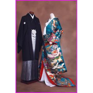 京都最高級金襴西陣織 色打掛レンタル紋付レンタルフルセット6469