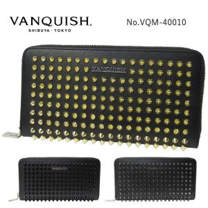 ヴァンキッシュ VANQUISH 長財布 ラウンドファスナータイプ VQM-40010 メンズ スタッズ｜hanakura-kaban