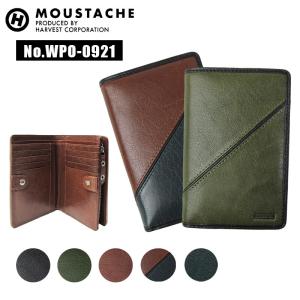 ムスタッシュ 財布 WPO-0921 二つ折り財布 wpo メンズ 男性 プレゼント｜hanakura-kaban