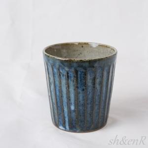 信楽焼 マグカップ 青彫 コーヒーカップ マグ...の詳細画像4