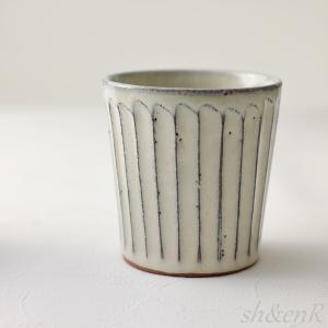 信楽焼 カップ ペアセット フリーカップ 白青...の詳細画像4