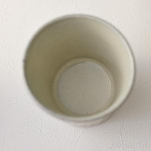 信楽焼 カップ ペアセット フリーカップ 白青...の詳細画像5