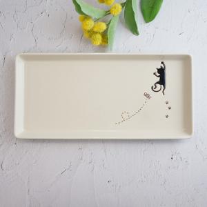 ぶらさがり猫 長角皿 長皿 波佐見焼 ねこ ネ...の詳細画像4