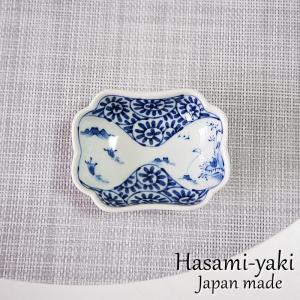 ys7160192; 古伊万里 染付 高砂松竹梅豆皿5客揃【道】 : kimono