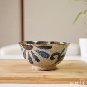 やちむん 茶碗 4寸 マカイ 呉須唐草 沖縄 ...の詳細画像1