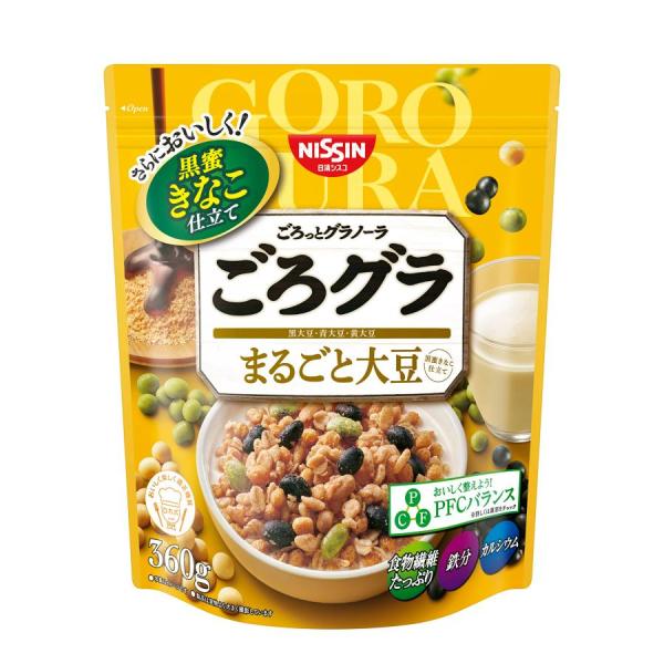 日清シスコ ごろグラ まるごと大豆 360g×6袋