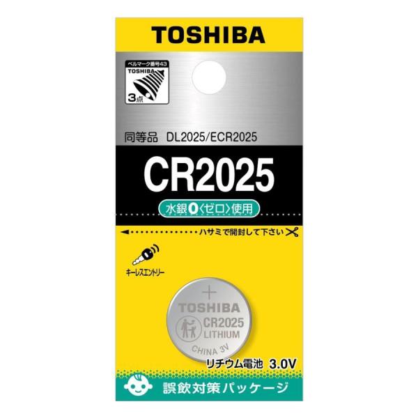 TOSHIBA CR2025EC コイン形リチウム電池