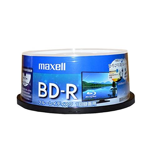マクセル(maxell) 録画用 BD-R 標準130分 4倍速 ワイドプリンタブルホワイト 30