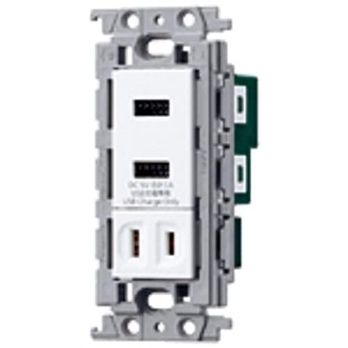 パナソニック(Panasonic) コスモシリーズワイド21 埋込 充電用 コンセント2ポー