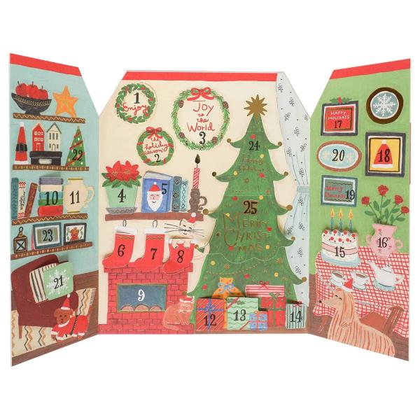 グリーティングライフ クリスマス アドベントカレンダー SD-20 赤