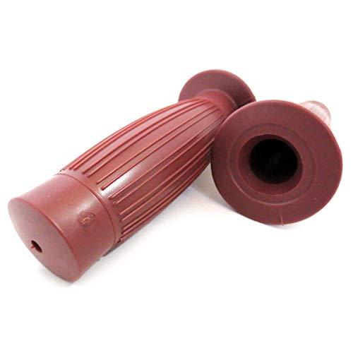 MAXIMASELECT クラシック ハンドルグリップ 22.2mm 樽型 バイク 左右セット スト