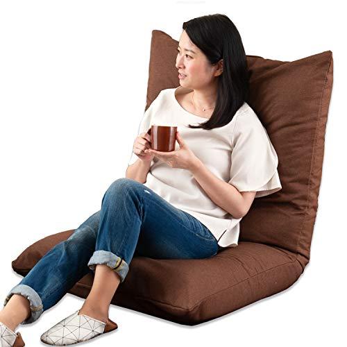 [ドウシシャ] 座椅子 ソファー 3Dクッション 大きい あぐら座椅子 おしゃれ 肉厚