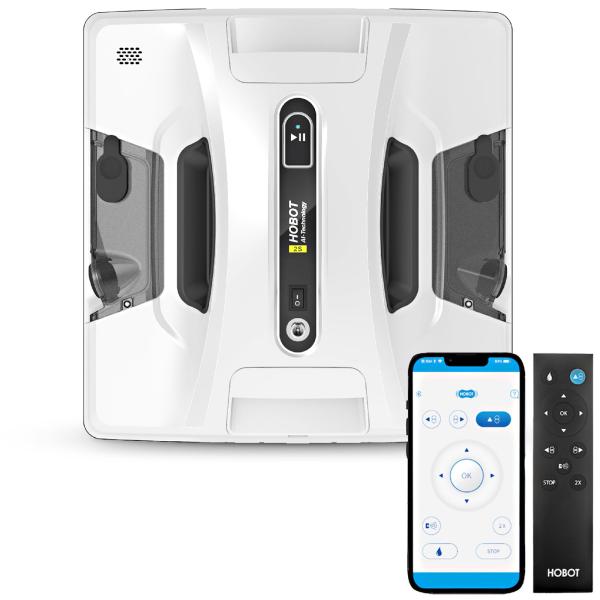 【全自動の窓掃除】 HOBOT-2S ホボット 窓拭きロボット 窓掃除 AI搭載 日本語カ