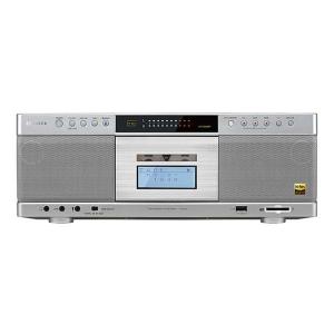 TOSHIBA SD/USB/CDラジオカセットレコーダー TY-CDX92（S） シルバー