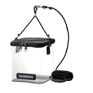 シマノ(SHIMANO) メッシュ水汲みバッカン BK-001X クリア 21cm