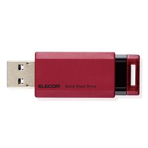 エレコム 外付けSSD 500GB USB3.2(Gen2) PS5/PS4(メーカー動作確認済) ノック式
