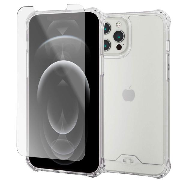 【ケース・フィルムセット】 エレコム iPhone 12 Pro Max ケース Qi充電対応 ハ