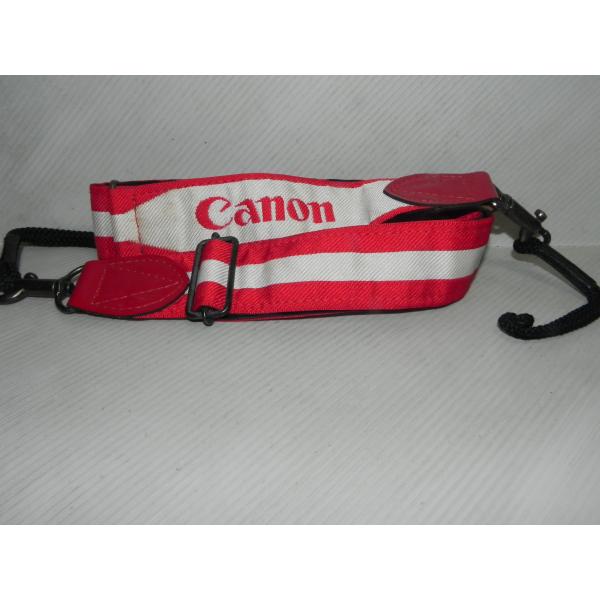 Canon  ストラップ(赤+白)中古品