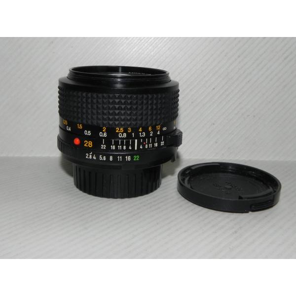 Minolta MD 28mm/f 2.8 レンズ