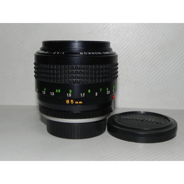 Minolta MC ROKKOR 85mm/f1.7 レンズ