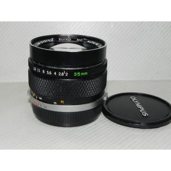 Olympus OM-SYSTEM ZUIKO MC AUTO-W 35mm/F2 レンズ
