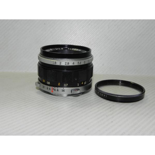 Olympus F.Zuiko Auto-s 38mm/F1.8 レンズ