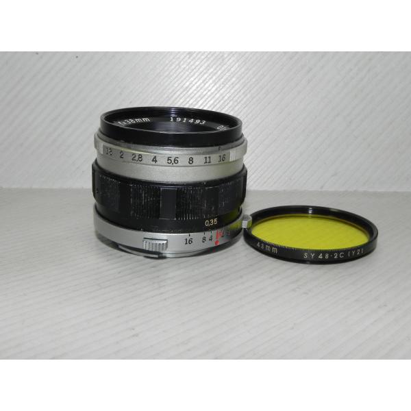 Olympus F.ZUIKO AUTO-s 38mm/F1.8 レンズ(ジャンク品)