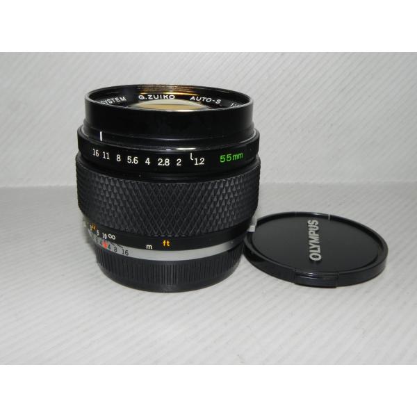 OLYMPUS OM-SYSTEM G.Zuiko AUTO-S 55mm /f 1.2 レンズ(難...