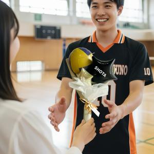 【名入れ無料】 バルーンブーケ 卒業 バスケ ...の詳細画像1