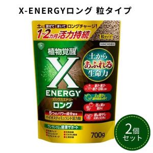 X-ENERGY ロング 粒タイプ 700g　2個セット　KINCHO園芸 バイオスティミュラント エックスエナジー 粒状 活力剤 観葉植物