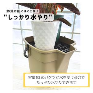 ドレイニングバケツ 10L 水切りトレイ+バケ...の詳細画像2