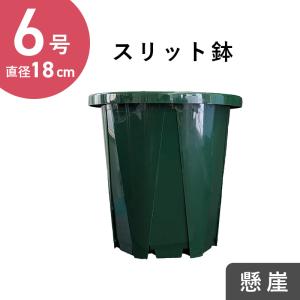 6号スリット鉢(ロングタイプ)直径18cm 2色から選べる CSM-180L 6号スリット鉢(ロングタイプ)直径18cm 2色から選べる CSM-180L