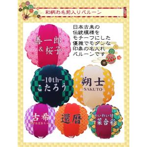 市松模様 麻の葉 亀甲 矢絣 鶴 バルーン フ...の詳細画像2