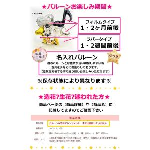 ディズニー 祝電 結婚式 ギフト 電報 祝電 フラワー 開店祝い ギフト プーさん お誕生日 記念日 開店祝い 造花 アレンジ Balloon49 バルーン電報 花ギフト 花模様