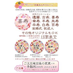 長寿祝い 祝電 結婚式 開店祝 金婚式 バルー...の詳細画像5
