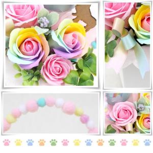 ソープフラワー ペット用 お悔やみ花 贈り物 ...の詳細画像4