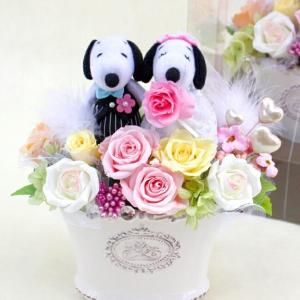Snoopy プリザーブドフラワー花束 アレンジメントの商品一覧 プリザーブドフラワー 花 ガーデニング 通販 Yahoo ショッピング