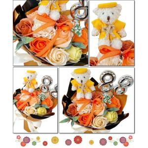ソープフラワー 花束 長寿祝い 還暦 古希 喜...の詳細画像3