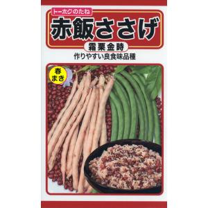 野菜の種 赤飯ささげ 霜栗金時 ２袋まで送料７３円 優良配送はクリップポストで送料185円｜hananakai-youhin