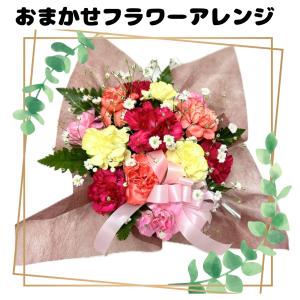 母の日限定 2026花 送料無料 カーネーション フラワーギフト プレゼント 誕生日 生花 旬のおまかせアレンジメント