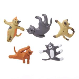 KIKKERLAND キャットヨガマグネット Cat Yoga Magnets MG89