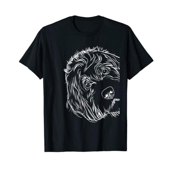 面白い犬ラブラドゥードル Tシャツ