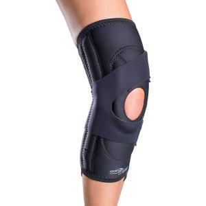 DonJoy Lateral J Patella Knee Support Brace with Hinge: Neoprene, Left