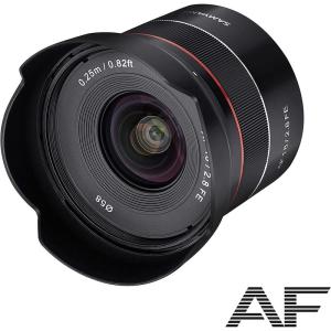 SAMYANG 単焦点広角レンズ AF 18mm F2.8 FE ソニーαE用 フルサイズ対応 885984