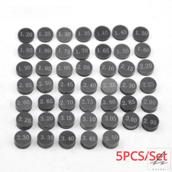 【並行輸入品】5個 1.20-3.50MM オートバイエンジンパーツ 調整式バルブガスケットシム 7...